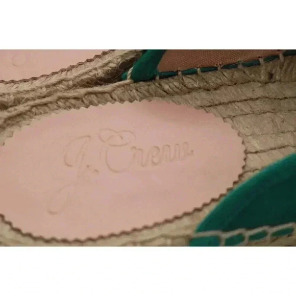 J. Crew Emerald Green Suede Mule Slides-Size 9.5-New w/o Tags - Picture 2 of 8